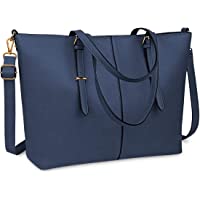 NUBILY Bolsos de Mujer Bolso para Portatil 15.6 Pulgadas Bolso Grande Bolso Tote Bolso de Hombro Bolso Shopper Bolso de…